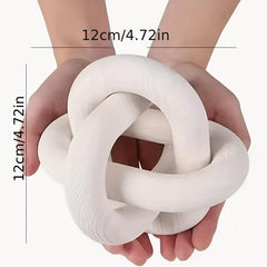 Hand Carved Wooden Chain Decoration for Home Decor
