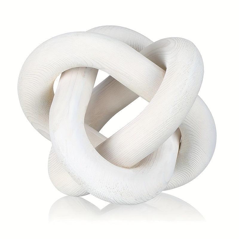 Hand Carved Wooden Chain Decoration for Home Decor
