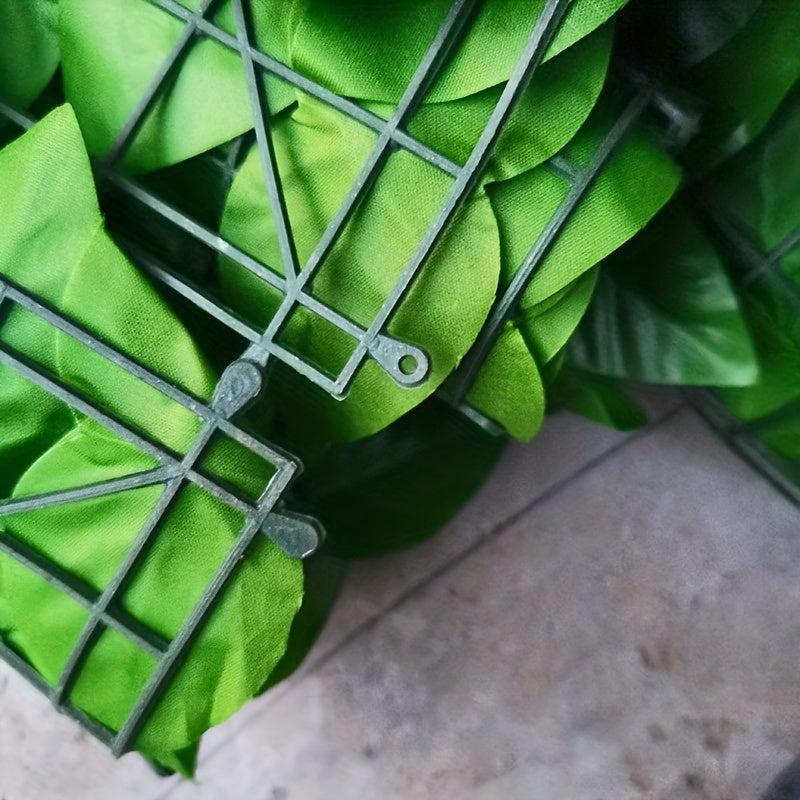 Artificial Leaf Fence Privacy Screen 19.69x118.11 Green Ivy Hedge Wall Screen