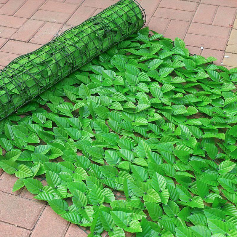 Artificial Leaf Fence Privacy Screen 19.69x118.11 Green Ivy Hedge Wall Screen