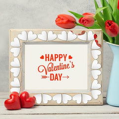 100pcs Love Heart Acrylic Mirror Wall Sticker for Decoration