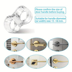 1pc Door Stop Door Handle Buffer Safety Furniture Door Stopper