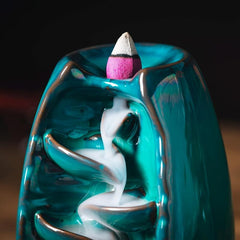 Waterfall Ceramic Incense Holder for Home Decor