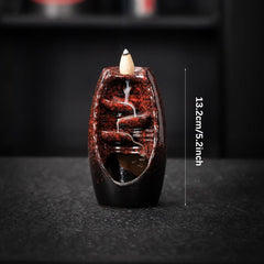 Waterfall Ceramic Incense Holder for Home Decor