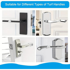 6pcs Circle Shaped Anti collision Doorstops Door Handle Protective Cover