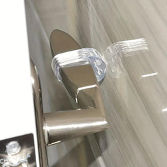 6pcs Circle Shaped Anti collision Doorstops Door Handle Protective Cover