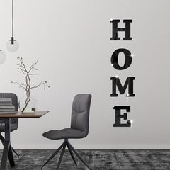 4pcs Mirror Wall Sticker Self-adhesive Acrylic Removable DIY Art Mural Decal