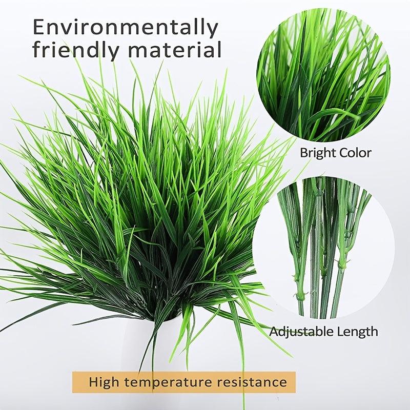 3 Bundles Artificial Grass for Garden Decor and Wedding Flowers
