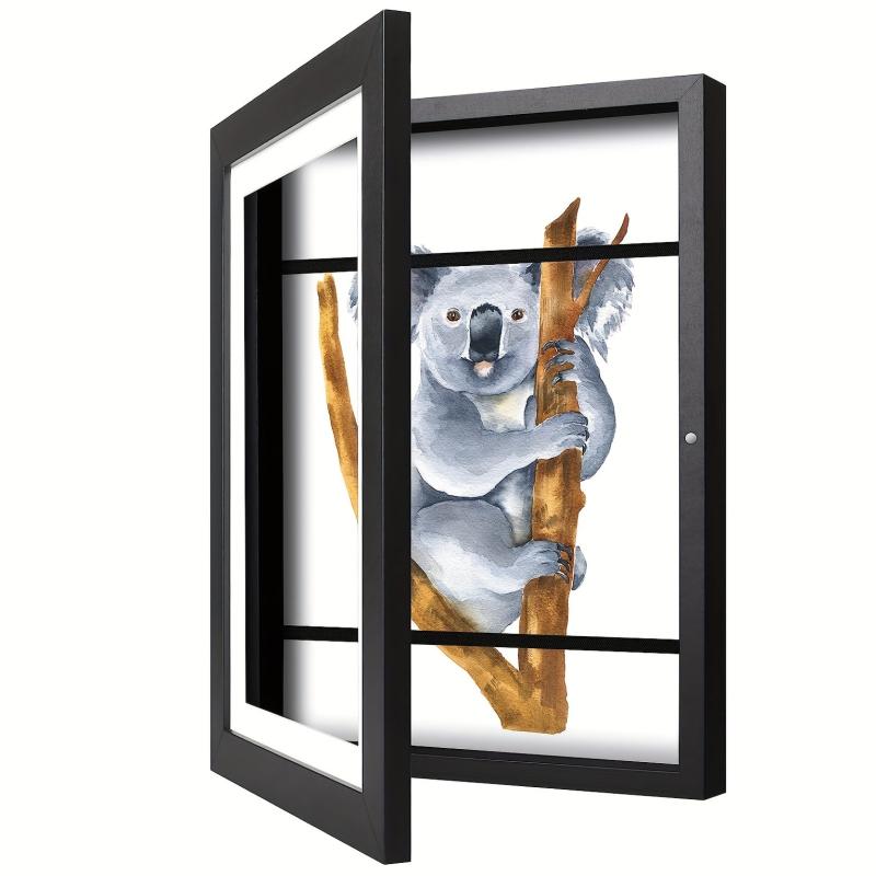 Kids Art Frame Front Opening Display School Work Home Office