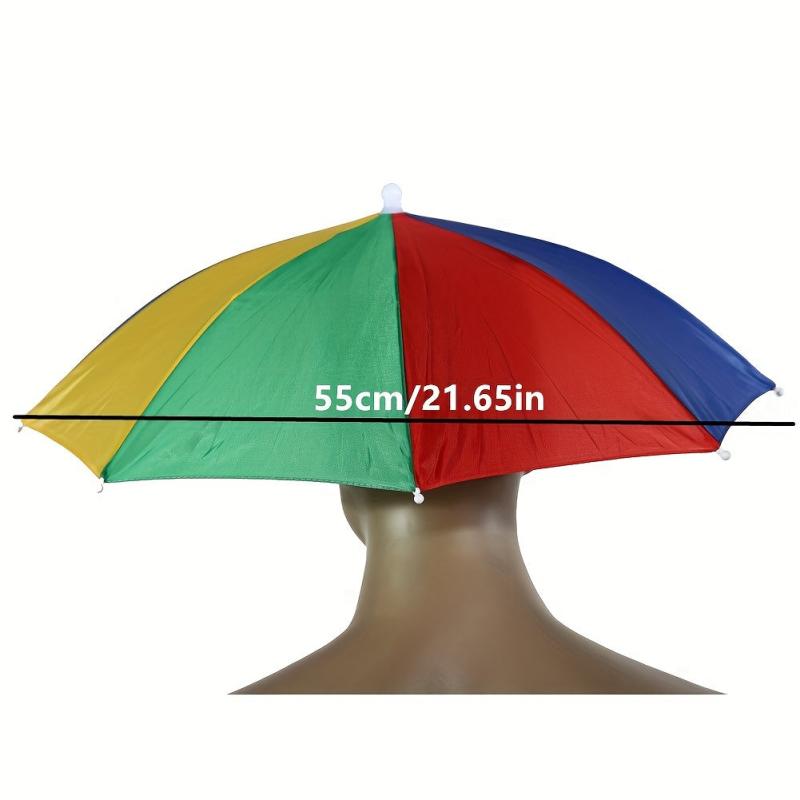 Foldable Headwear Umbrella Fishing Hiking Hat Cap Camping Camo