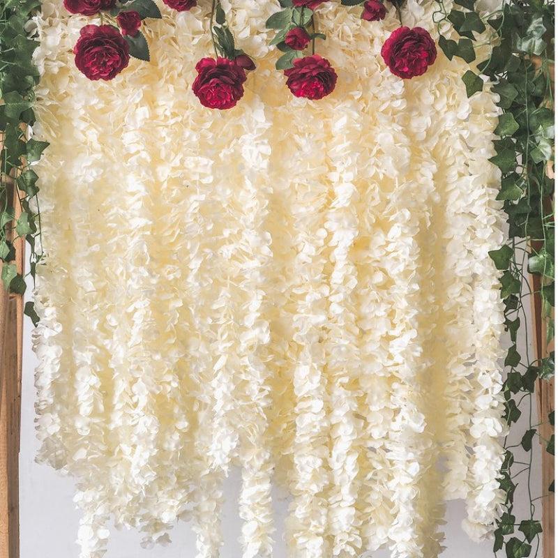 10pcs Artificial Wisteria Rattan Real Touch Wisteria Rattan Room Decor Wedding