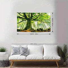 Peach Skin Forest Tree Tapestry for Home Decor