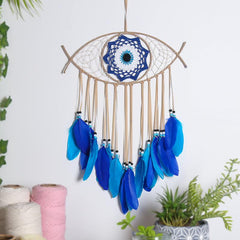 Evil Eye Dream Catcher Wall Hanging Art Decor