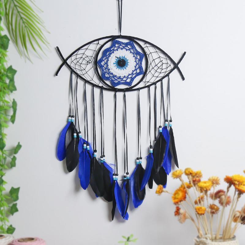 Evil Eye Dream Catcher Wall Hanging Art Decor