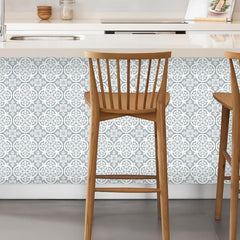 10pcs Light Grey Kitchen Wall Tile Stickers Self Adhesive Waterproof