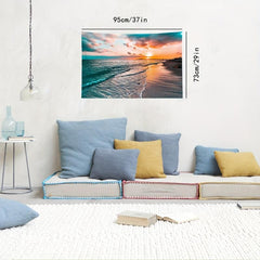 Beach Landscape Tapestry Wall Hanging for Living Room Bedroom