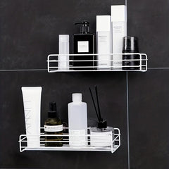 Wall Mounted Bathroom Storage Rack Stainless Steel Bathroom Shelves