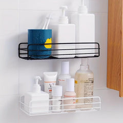 Wall Mounted Bathroom Storage Rack Stainless Steel Bathroom Shelves