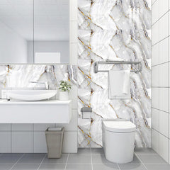 10pcs Marble Tile Sticker Waterproof Wall Stickers Home Decor