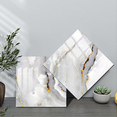 10pcs Marble Tile Sticker Waterproof Wall Stickers Home Decor
