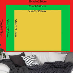Colorful Fluorescent Tapestry for Living Room Bedroom Dorm Room UV BlackLight