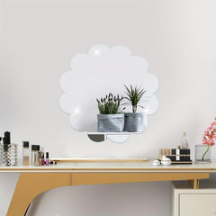 Irregular Mirror Wall Sticker Adhesive Decorative Mirror for Home Decor