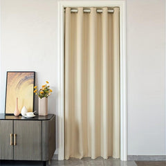 1pc Blackout Door Curtains Thermal Insulated Window Treatments