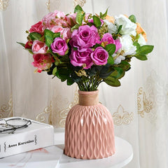 Nordic Style Plastic Vase Modern Flower Arrangement Home Wedding Decor