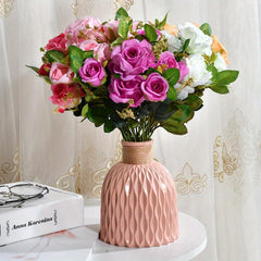 Nordic Style Plastic Vase Modern Flower Arrangement Home Wedding Decor