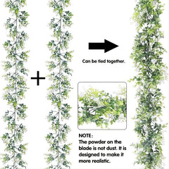 Eucalyptus Garland with Flowers for Wedding Arch or Home Decor