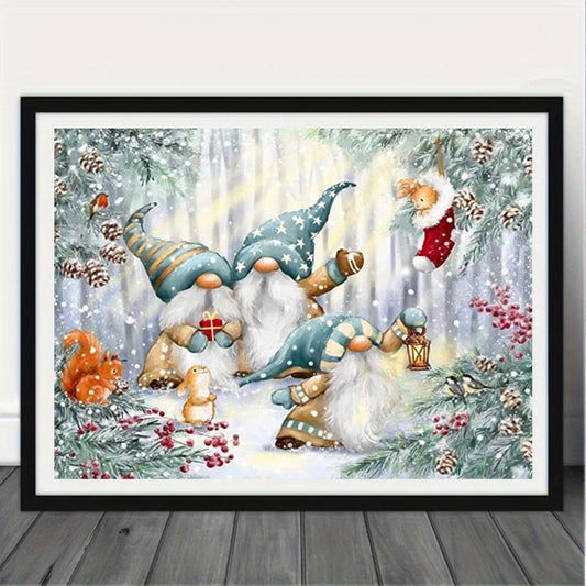 Christmas Santa 5D Diamond Painting Kit DIY Embroidery Home Decor Gift