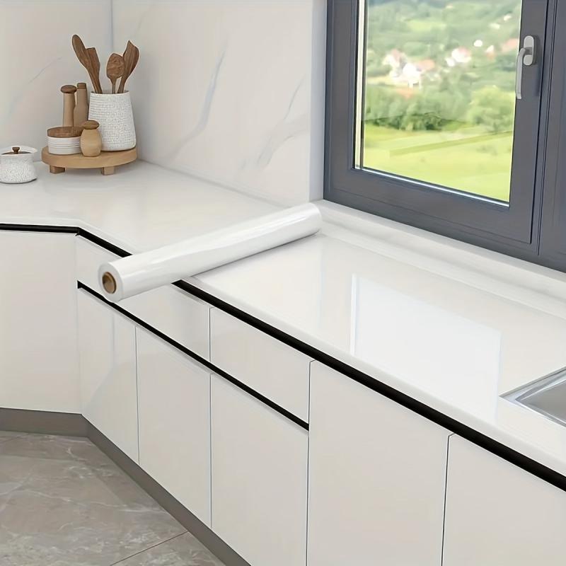 Vinyl Peel And Stick Wallpaper Glossy Cabinet Sticker