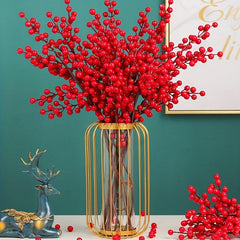 Nordic Light Hollow Out Vase Geometric Glass Flower Vase