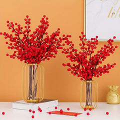 Nordic Light Hollow Out Vase Geometric Glass Flower Vase
