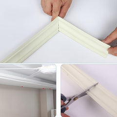 Peel and Stick Ceiling Molding Trim Self-adhesive Corner Line Strip