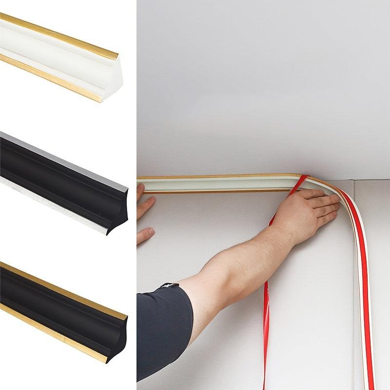 Peel and Stick Ceiling Molding Trim Self-adhesive Corner Line Strip