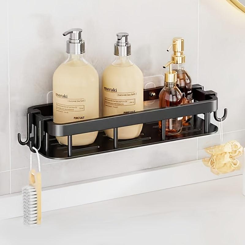 Shower Caddy Bathroom Shelf with Hook Adhesive Shower Hanging Shelves