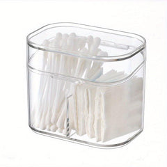 Transparent Cosmetic Storage Box with Lid Multifunctional Dustproof Makeup Org
