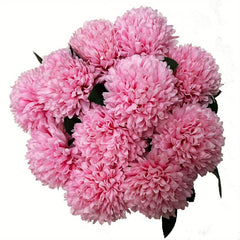 6pcs Artificial Chrysanthemum Ball Flowers for Home Wedding Decoration