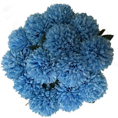6pcs Artificial Chrysanthemum Ball Flowers for Home Wedding Decoration