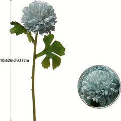 6pcs Artificial Chrysanthemum Ball Flowers for Home Wedding Decoration