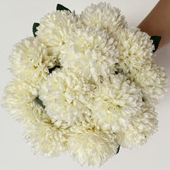 6pcs Artificial Chrysanthemum Ball Flowers for Home Wedding Decoration
