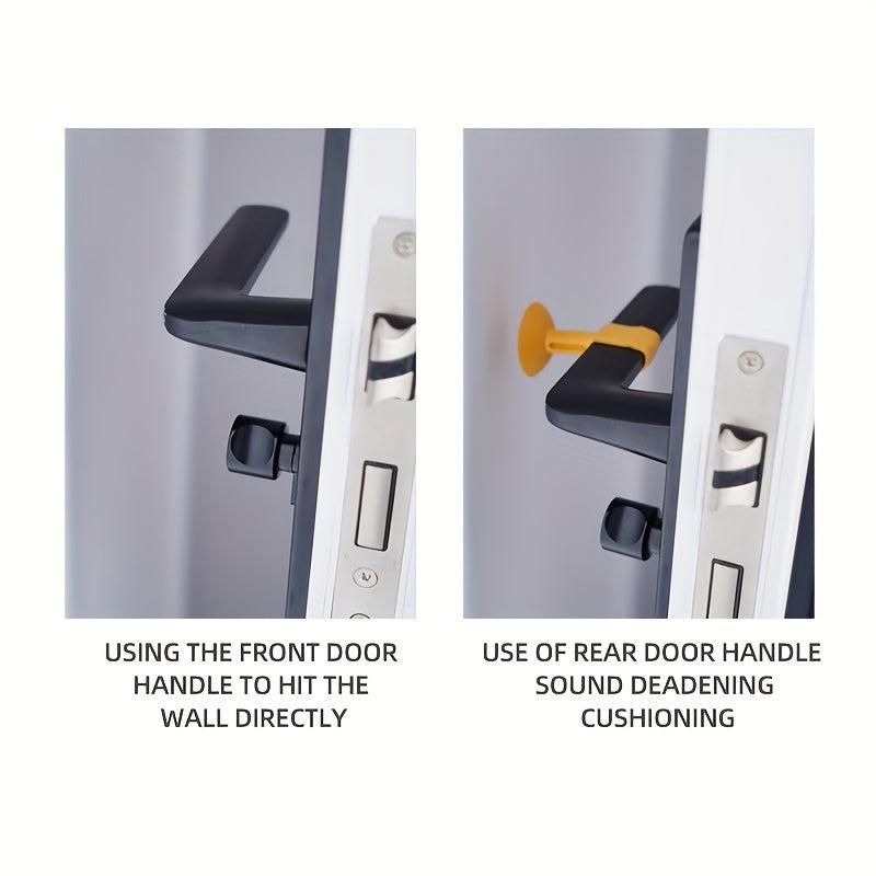 4pcs Anti Collision Silicone Door Stopper with Suction Cups