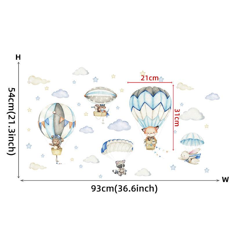 Animal Room Wall Stickers Self-adhesive Waterproof Decoration