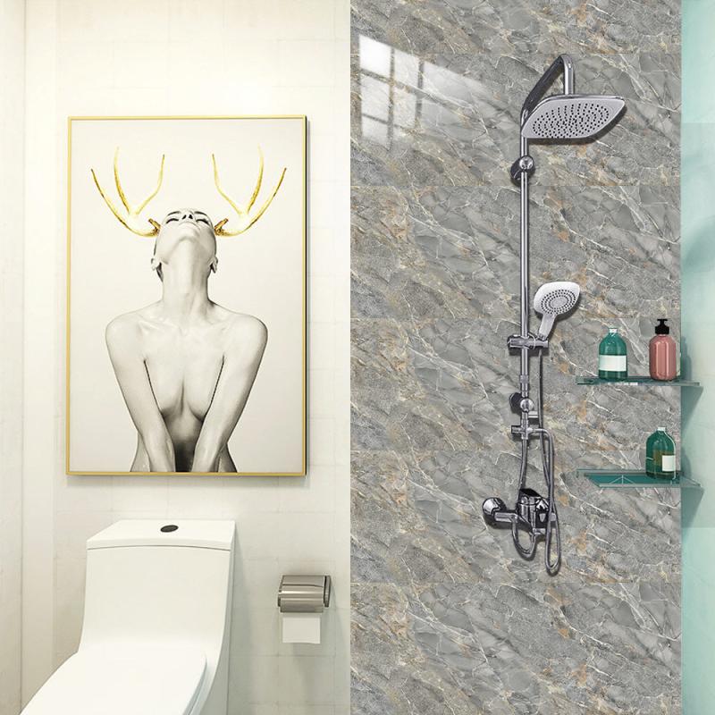 10pcs Waterproof Marble Tile Stickers for Wall Decor