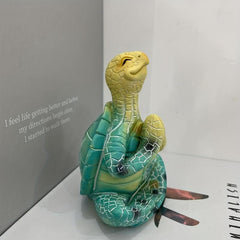 Yoga Meditation Turtle Animal Statue Home Garden Interior Modern Crafts