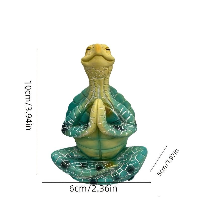 Yoga Meditation Turtle Animal Statue Home Garden Interior Modern Crafts