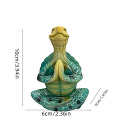 Yoga Meditation Turtle Animal Statue Home Garden Interior Modern Crafts