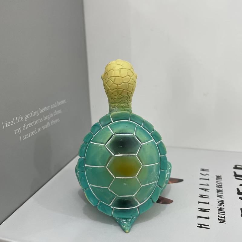 Yoga Meditation Turtle Animal Statue Home Garden Interior Modern Crafts