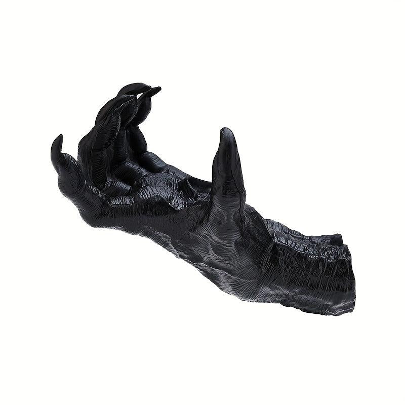 Gothic Witch's Hand Statue Resin Ornament for Home Decor